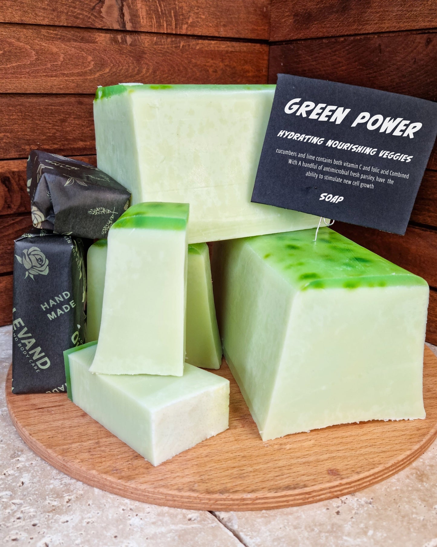 yeşil gucu sabunu 100g - levand shope turkiye