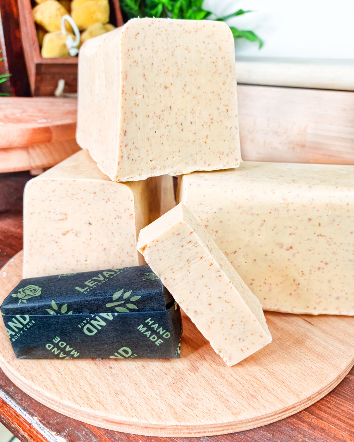 Kahvaltı bar sabunu 100g (yulaf & Şeftali) - levand shope turkiye