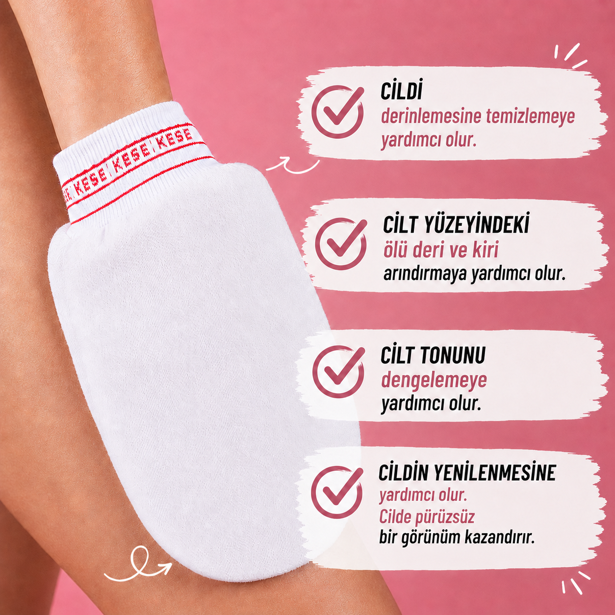 3lü vücut peeling seti