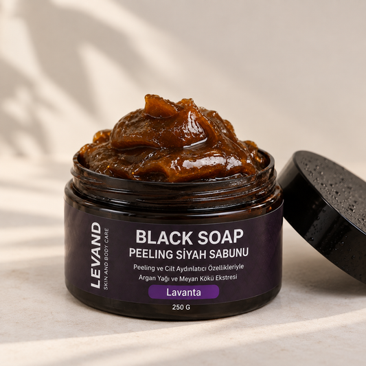 Peeling Siyah Sabunu + Kese Hediyesi