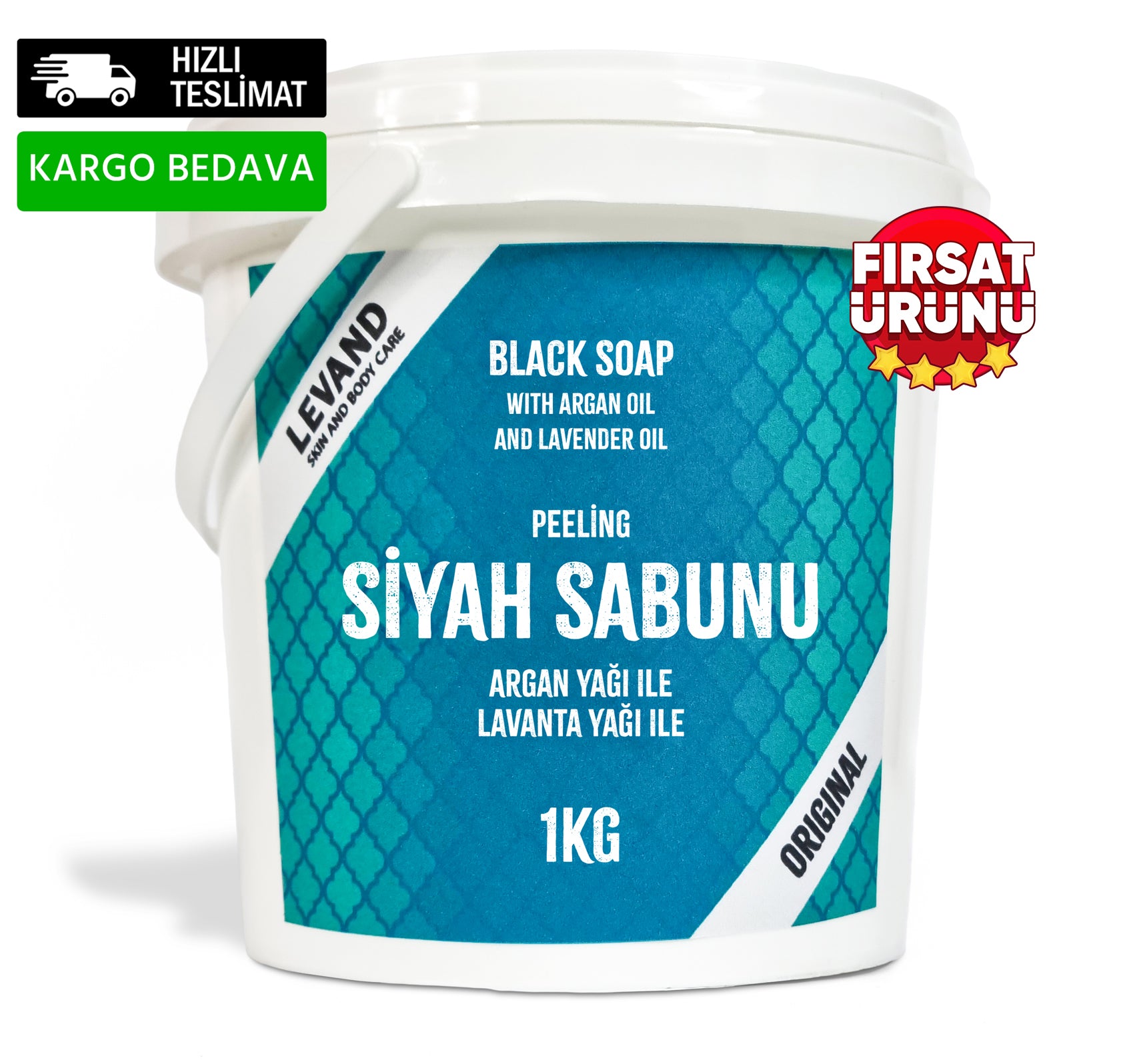 Peeling Siyah Sabunu 1Kg - levand shope turkiye